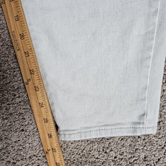 Levis Silvertab Jeans Womens 32x27 Blue High Waisted Mom Tapered Skater Indie - Picture 14 of 16